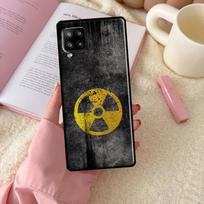 Nuclear Radiation Emblem Case For Samsung Galaxy A54 A34 A14 A13 A51 A71 A33 A53 A73 A12 A22 A32 A52 A72 A52S Cover Samsung A51 4G gray