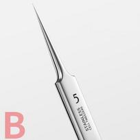 3Pc  German Ultra-fine No. 5 Cell Pimples  Blackhead Clip Tweezers Beauty Salon Special Scraping & Closing Artifact Acne Needle Tool B sidabras