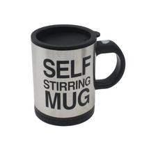 400ml Stainless Steel Lazy Automatic Self Stirring Mug Coffee Milk Juice Mixing Cup Drinkware Kitchen Dining Gadgets 1Pcs