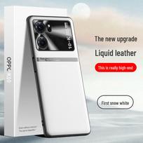 OPPO K10 Liquid Leather Case - Anti-fall & Anti-fouling Protective Cover, Single Piece Shipping Single Piece for OPPO K10 sniego baltumo spalva