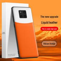 Huawei Mate20RS Apsauginis dėklas iš skystos odos - Anti-drop korpusas, Vienos dalies dizainas, Tinka mobiliajam telefonui. Huawei Mate20RS gray