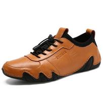 Men's Shoes Spring Tide Shoes Men's Leather Black Shoes Men's Casual Shoes Men's Trendy Sneakers 37