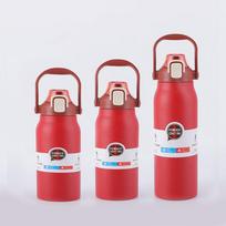 Nerūdijančio plieno termo butelis Didelės talpos termosas Vandens butelis Nešiojamas vakuuminis puodelis Termosas Izoliuotas puodelis Gerkliukas Kolba Sporto salei 1000ml