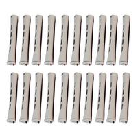 20 Pieces Woman Hair Curler Rods Anti-Skid Rollers Styling Curling gray