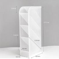 Oblique Insertion Type Stand For Pen Desktop Shelf Organizer For Cosmetics Makeup Brush Storage Box Office Stationery Organizer balta