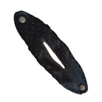 Plaukų kuodelių formavimo priemonė Gėlėtas tingus plaukų suktukas Deft Bun Twister Long Hair Lengvas Greitas Snap Roll Tool Moterų mergaičių plaukų formavimo priedai E black