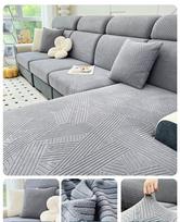 Elastic Sofa Cover for Living Room 1/2/3/4 Seater Thick Polar Fleece L-Shaped Corner Sofa Cover Armchair Protector Head