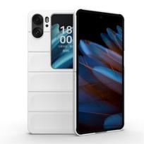 „Oppo Find N3 N2 Flip Frosted“ nuo pirštų atspaudų „Super anti-nurop Lens“ viskas įskaičiuota dėklo dangtelio apsauginis apvalkalas Find N2 Flip balta