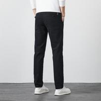 Men'S Pants Summer Casual Pants Slim Fit Elastic Straight Leg Pants Men'S Style 28 juoda