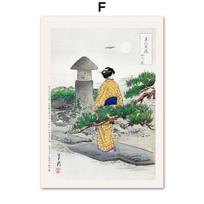 Japanese Ohara Koson Takahashi Mount Fuji Wall Art Canvas Painting Nordic Posters and Prints Wall Pictures for Living Room Decor No Frame 21*30cm No Frame gray