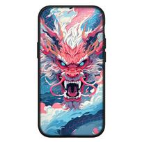 iPhone 15 14, Xiaomi Redmi Note 13 12 11 Pro Max X 8 7 9 XR dėklas Samsung Galaxy S24 S23 A05 OPPO A15 Huawei Black Dragon telefono dėklas for Redmi Note 11 4G elnias