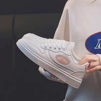White Shoes Women's Spring Everyday Joker Board Shoes Student Casual Shoes Running Shoes Flat Pumps 35