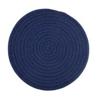 7 Inch Placemat for Hot Dishes Heat Resistant Hot Pads for Kitchen Trivets for Hot Pots And Pans Large Coaster Kitchen Pot Holders Table Decor 18cm tamsiai mėlyna spalva