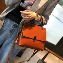 Oil Wax Cowhide Genuine Leather Shoulder Crossbody Bags For Women New  Trend Designer Short Handle Ladies Handbags