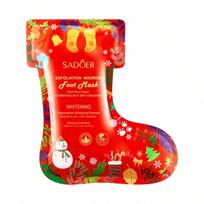 Christmas Niacinamide Nourishing and Smooth Exfoliating Foot Mask Improves Rough Feet and Reduces Fine Lines Christmas Gift 1pcs raudona
