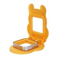 Sandwich Cutter And Sealer Bread Mold for Kids Lunch Square Sandwich Maker citrinos geltonos spalvos