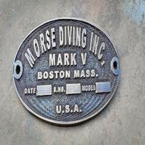 Morse Diving Inc Mark V Divers Helmet Nameplate Badge Replica Vintage Solid Brass Beautiful Nameplate