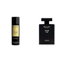 Bella Vita Luxury Hit The Klub Tonight Combo For Him, Pack Of 2 Premium Long Lasting Fragrance Musk Scent - Klub Edp 100 Ml