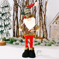 Tamprūs Kalėdiniai Lėlės Eglutės Dekoracija Naujųjų Metų Ornamentas Elnias Sniego Senis Kalėdų Senelis Stovinti Lėlė Navidad Dekoracija Linksmų Kalėdų ELK black