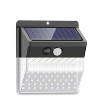 172LED Lauko Saulės Šviesa Judesio Jutiklis 3 Režimai Vandeniui Atspari Apsauginė Sieninė Lempa Laukui Takui Sodui Garažui 1Pack