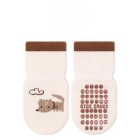 24 Autumn and Winter Large Area Spot Glue Non-slip Baby Socks for Infants and Toddlers Cartoon Floor Socks Fox Bear Socks M