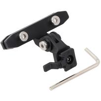 Saddle Light Mount Portable Practical Aluminum Alloy+ABS black