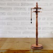 Brush Hanger Calligraphy Drawing Holder Display Stand Pen Multi Purpose Quality Copper gray