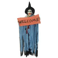Halloween Scary Horror Haunted House Light Costume Witch Dress Up Prop One Size mėlyna