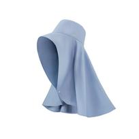 Outdoor Bucket Hat Women Neck Protection Sunscreen UPF1000+ Motorcycle Face Head Scarf Breathable Bonnets as photos gray