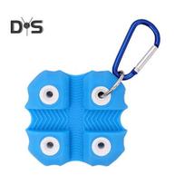 Arrow Puller Silicone Small Archery Target Remover Gripper with Hanging Buckle Ergonomic Hand Saver for Practice mėlyna