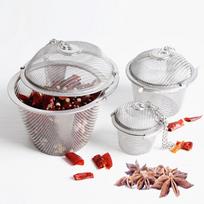 Daugkartinio naudojimo tinklinis arbatos rutulinis infuzinis filtras troškinio sriubos prieskoniai žolelių sietelis S