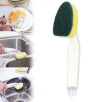 Dozatoriaus šveitimo valiklis Indų lazdelės šepetys Šveitimo papildymas skalbimo virtuvė Handle and Brush