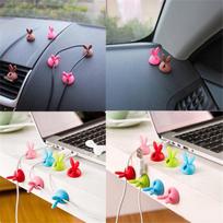 Cable Clip Desk Tidy Wire Drop  USB Charger Cord Holder Secure Table