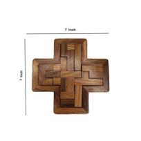 17,78 cm medinis dėlionė 3D dėlionė mediena, dėlionės suaugusiems mediniai žaislai ir 3D dėlionės mokomosios brown