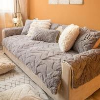 Minkšta pliušinė sofos pagalvės užvalkalas Smėlio spalvos Pilka Sofa dangalas Pagalvės užvalkalas Vienspalvis Neslystantis Storas Pagalvės Europos individualus 70x70cm 1pcs white