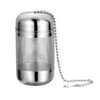 Nerūdijančio plieno arbatos sietelis-užplikytuvas, smulkaus tinklelio arbatos rutuliukas, užplikytuvas biriai arbatai, daugkartinio naudojimo arbatos filtrų maišeliai, difuzoriai su grandinėlės kabliuku ir dangteliu L sidabras