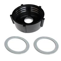 Maišytuvo stiklainio pagrindas + 2 vnt guminiai O žiedo tarpikliai, suderinami su Oster Blender 4902-003 1 kit gray