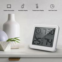 Namų skaitmeninis termometras Higrometras Žadintuvas Vidinis termohigrometras su temperatūros matuokliu 1pcs