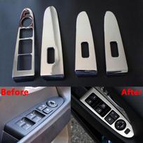 ABS automobilio vidinių durų lango jungiklio skydelio dangčio apdaila, skirta „Kia Sportage R“ automobilių priedams Lifting window panel 4 pcs white