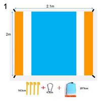 Palapinės pėdsakai Tent Floor Tarp with Sack Ultralight Pocket Mat Paplūdimio tarpo kempingas Žygiai 1