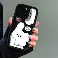 Telefono dėklas, skirtas iPhone 16 13 11 Pro Max iPhone 11 13 16 Samsung S24 Ultra Samsung A54 Redmi note 12 11 Infinix Case iPhone 7&8 juoda