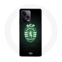 Coque Maniacase pour Xiaomi Redmi Note 12 Pro 5G scp sporting portugal lumineux fond noir juoda