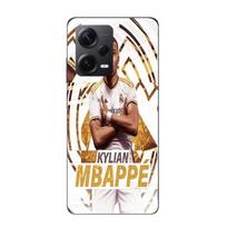 Maniako dėklas Xiaomi Redmi Note 12 5G Kylian Mbappe Real Madrid tapetų šventei juoda
