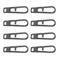 8Pcs Titanium Alloy Zipper Puller Header Spring Keychain Hanging Buckle Detachable Zipper Pull Tabs Portable Small Tool juoda