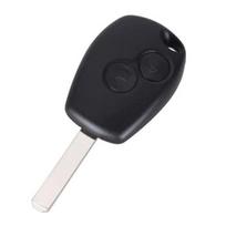 Coque De Clé Vague À 2 Boutons Pour Véhicules Clio Megane Laguna