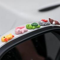6 vnt. Automobilio mielų gyvūnų dekoracijos Transporto priemonės galinio vaizdo veidrodėlis Automobilio dekoracija Meškiukas SUV prietaisų skydelio papuošalai one size įvairiaspalvis