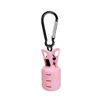 Ailuya Wooden Shrimp Hook Protection Cover for Bulk Squid and Sea Fishing pink rožinė