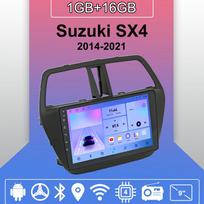 Car Radio Android Auto Carplay For Suzuki SX4 2014-2021 Multimedia Player Head Unit Stereo GPS Navigation BT WIFI 1+16GB 1+16GB