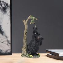 Juodojo lokio statulėlė Figūrėlė Skulptūra Darbalaukio puošmena Lauko Style A gray