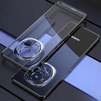 „Honor Magic6 Pro“ galvanizavimo telefono dėklas, skirtas „Honor magic6Pro“ objektyvui, viskas įskaičiuota, silikono minkšto apvalkalo galinis dangtelis For Magic6 juoda